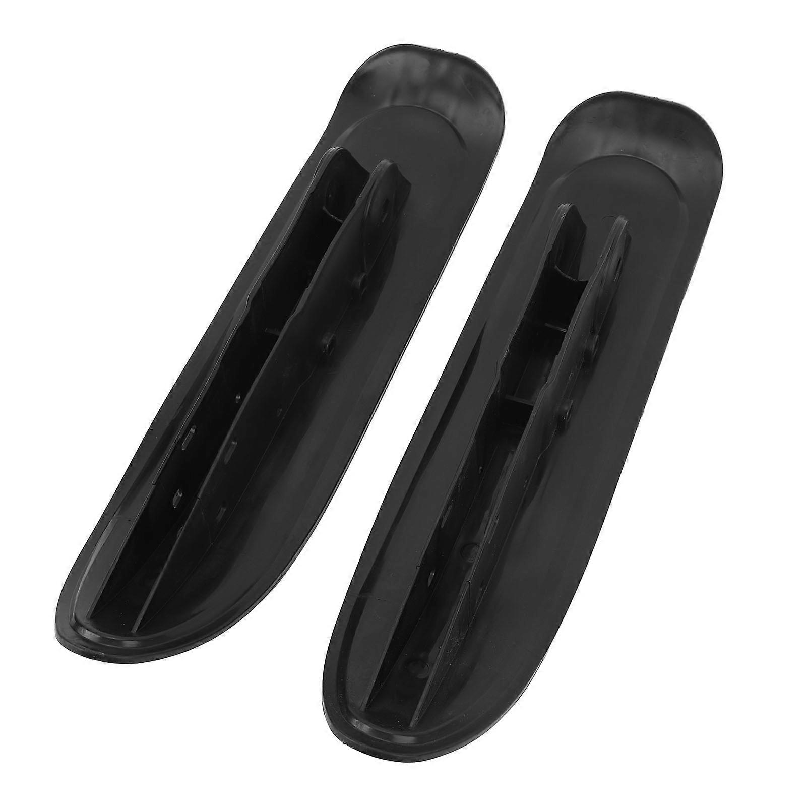 Pair of Snowmobile Front Ski Sled Nylon Fast Sliding Tires to Skis Conversion Kit for Snowmobile ATV Go Kart