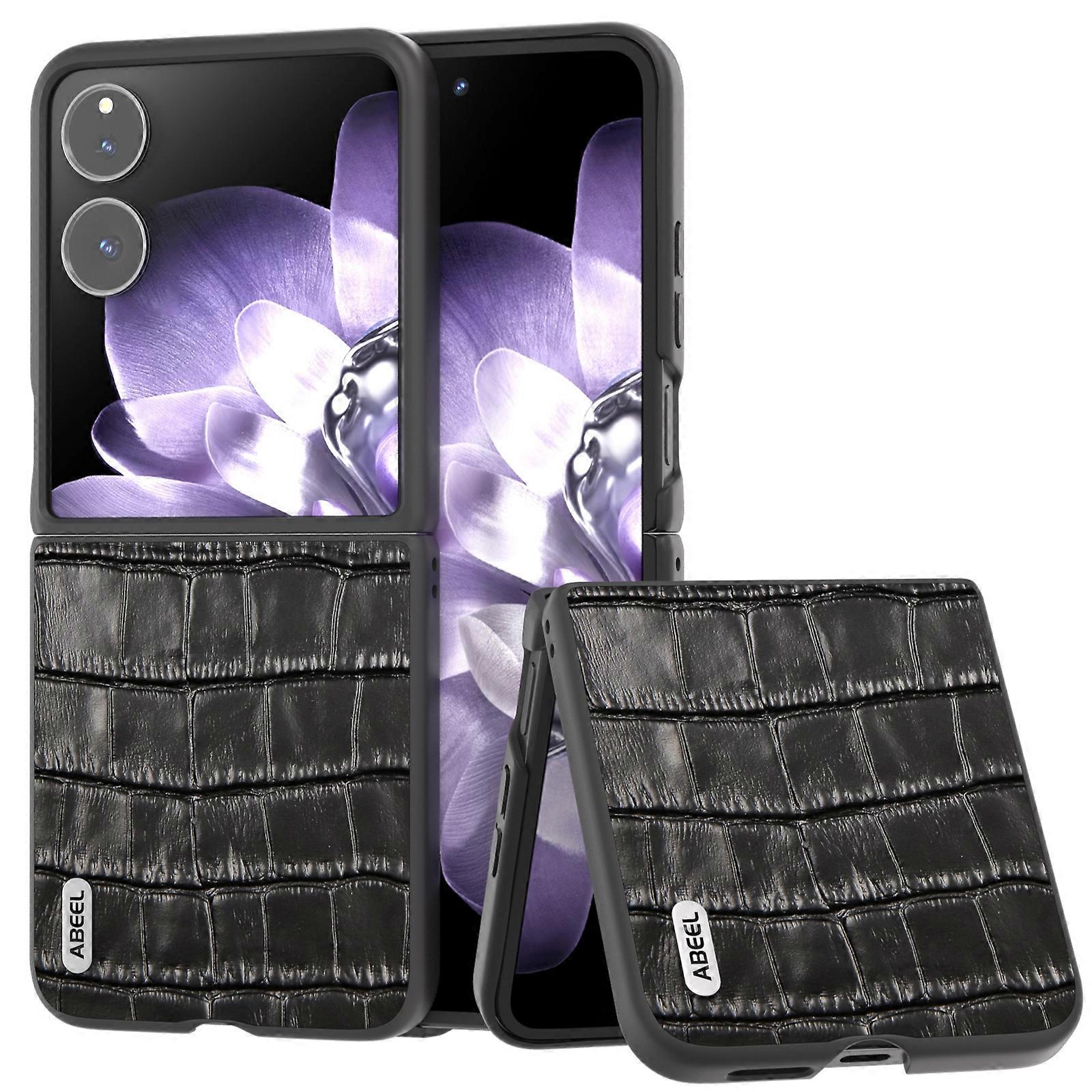 ABEEL Crocodile Texture Leather Phone Case