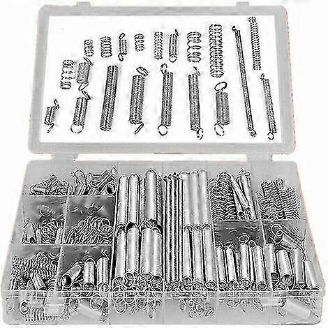 Traction and compression springs spring assortment box - 200 pieces p