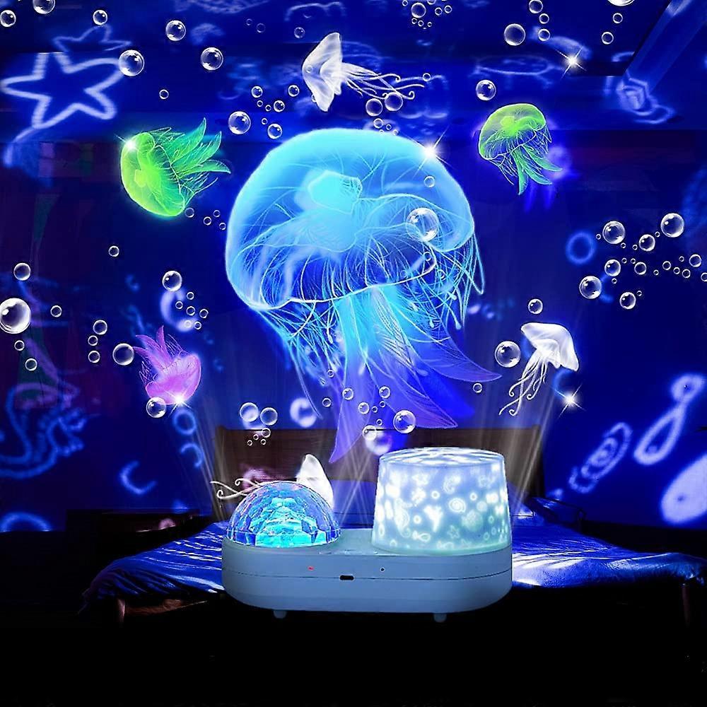 Ocean Star Sky Night Light Projector for Kids, 360 Degree Rotating Constellation Galaxy Lamp, Colorful Nebula Projection