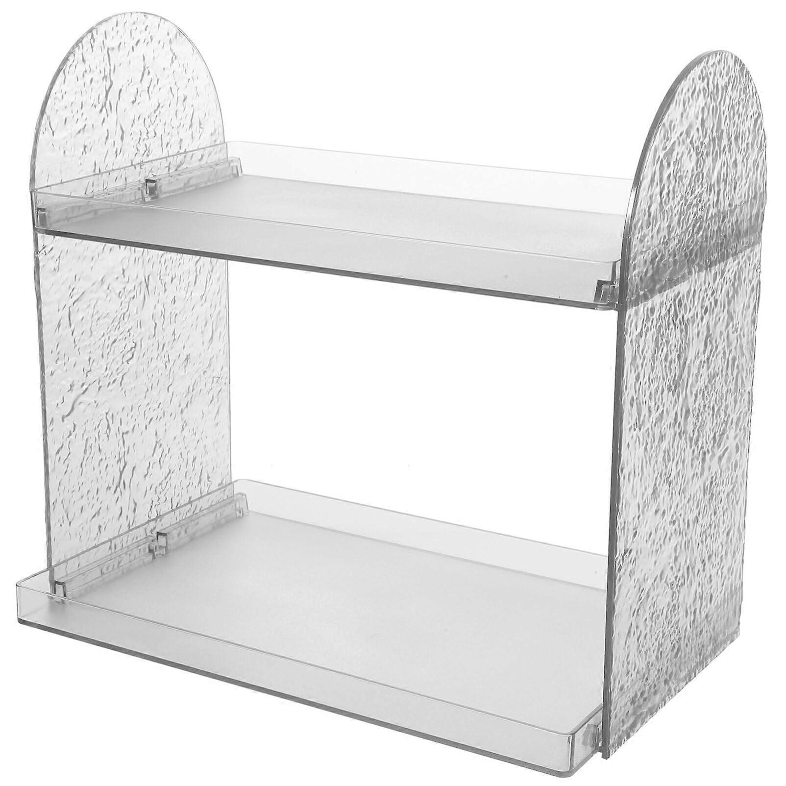 Lipstick Holder Large Makeup Organizer for Vanity Storage – Acrylic Lipstick Display Rack with Multiple Compartments