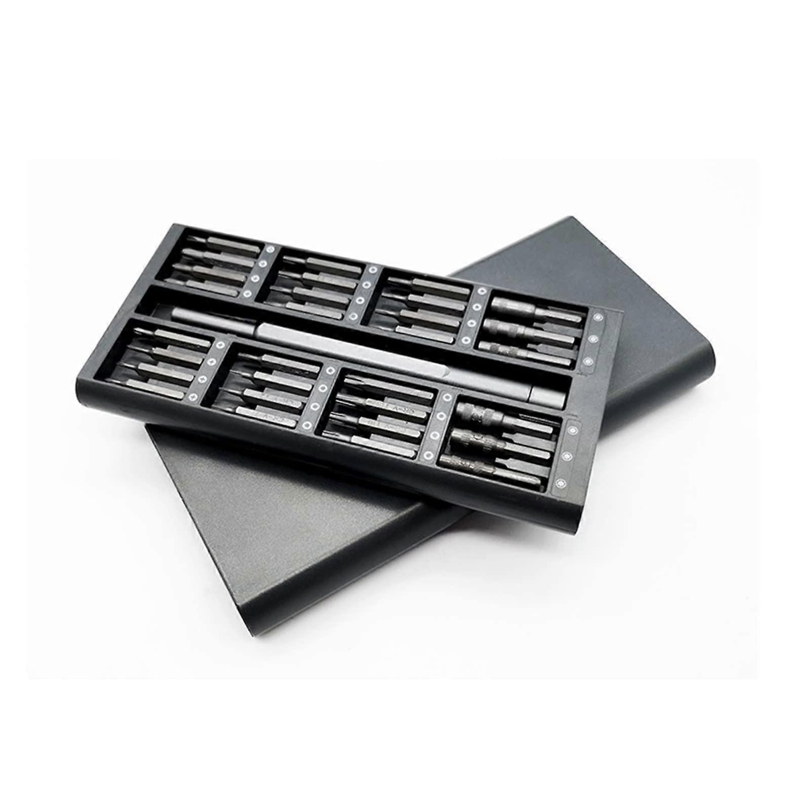 Screwdriver Set 63 in 1 Precision Magnetic Bits for Mobile Phone Laptop Repair Kit with Ergonomic Handle and Durable Storage Case