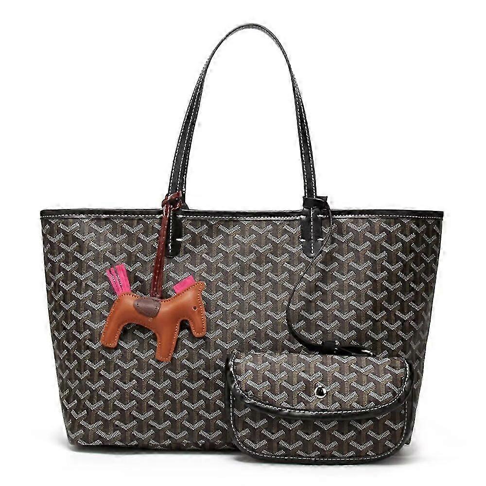 المرأة حقيبة يد المهر قلادة حمل 2 قطعة مجموعة سعة كبيرة حقيبة الكتف الكورية