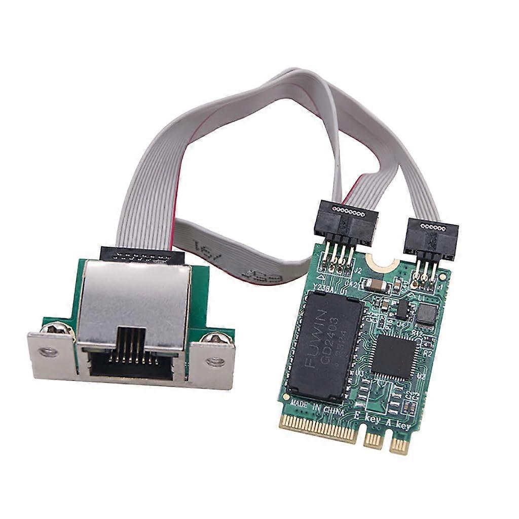 2.5G M.2 Network Card R45 Port Soft Routing COM Port M.2 A+E Key Desktop Chassis Mountable