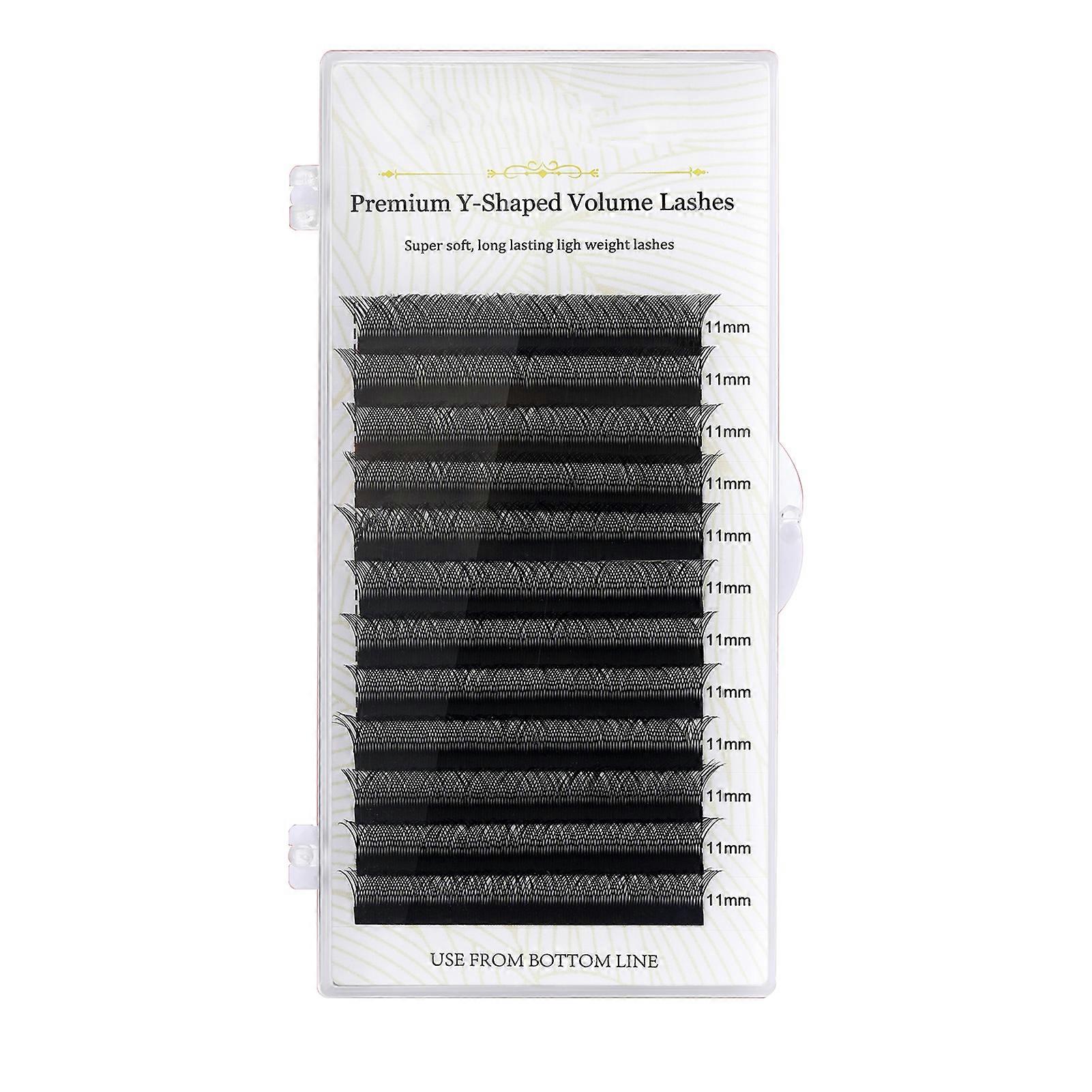 Y Shaped Grafting Eyelashes Sectional Split Tips Lashes Weaving Eyelashes