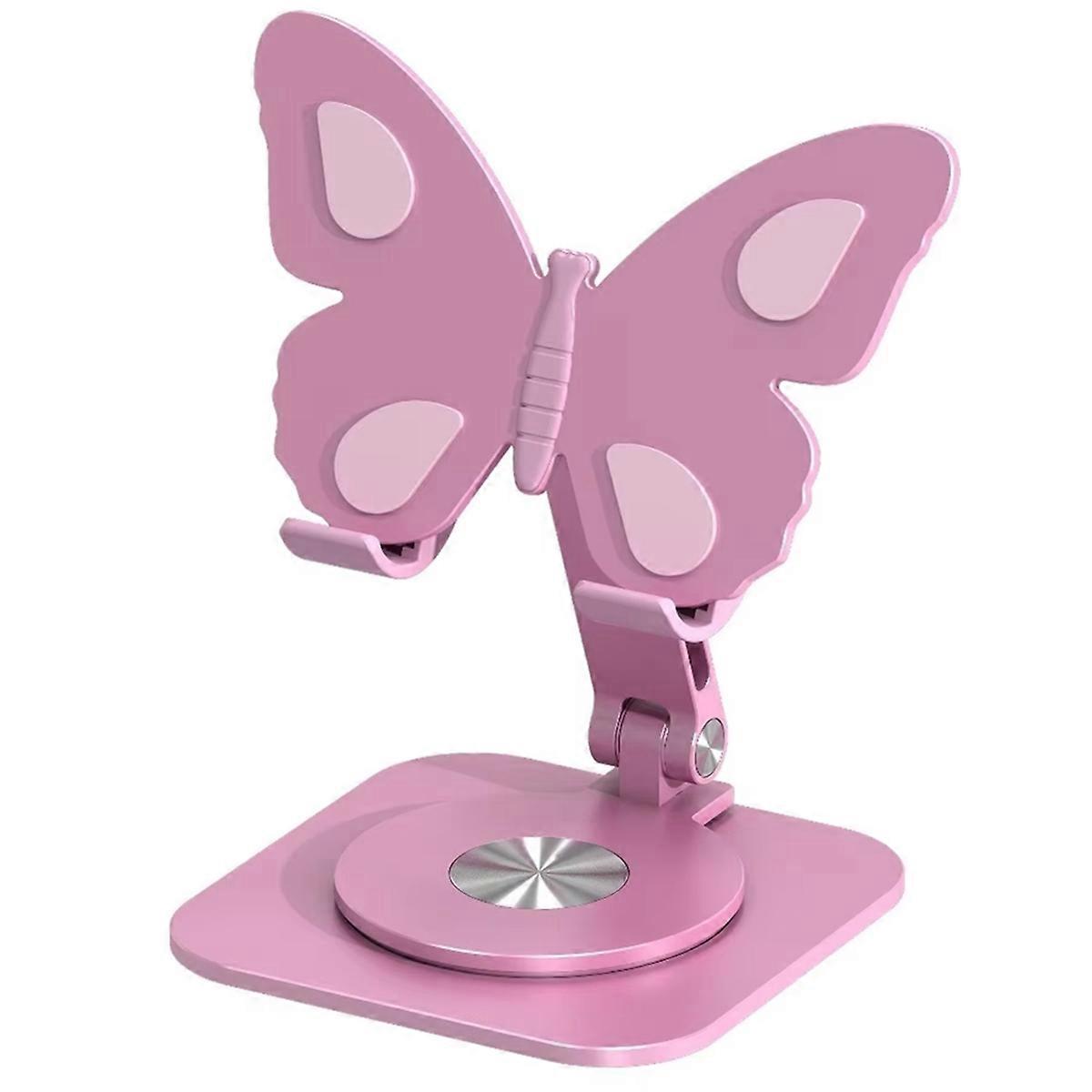 Phone Stand Aluminum Alloy Butterfly Foldable 360 Degree Rotating