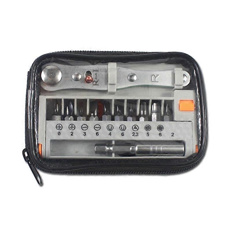 12Pcs Portable Bidirectional Ratchet Screwdriver Set Screwdriver Set