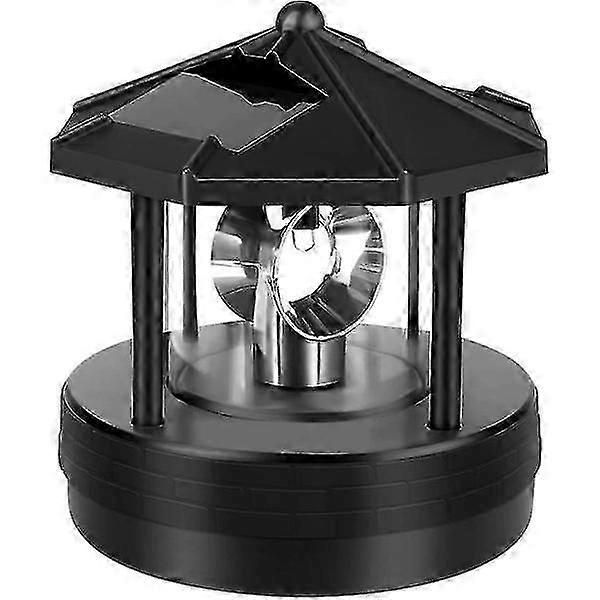 Solar Powered Lighthouse, LED Rotatable Lighthouse Garden Light