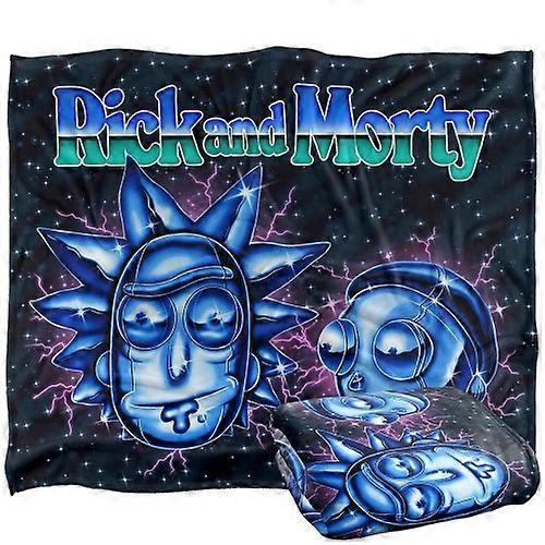 Rick And Morty Chrome Blanket