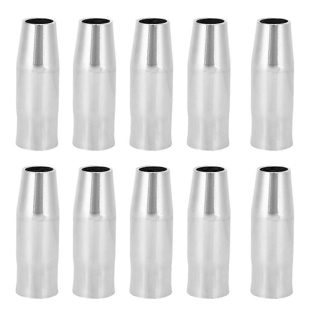 10Pcs Welding Torch Nozzle Shield Cup Copper Welder Consumables for Binzel 15AK