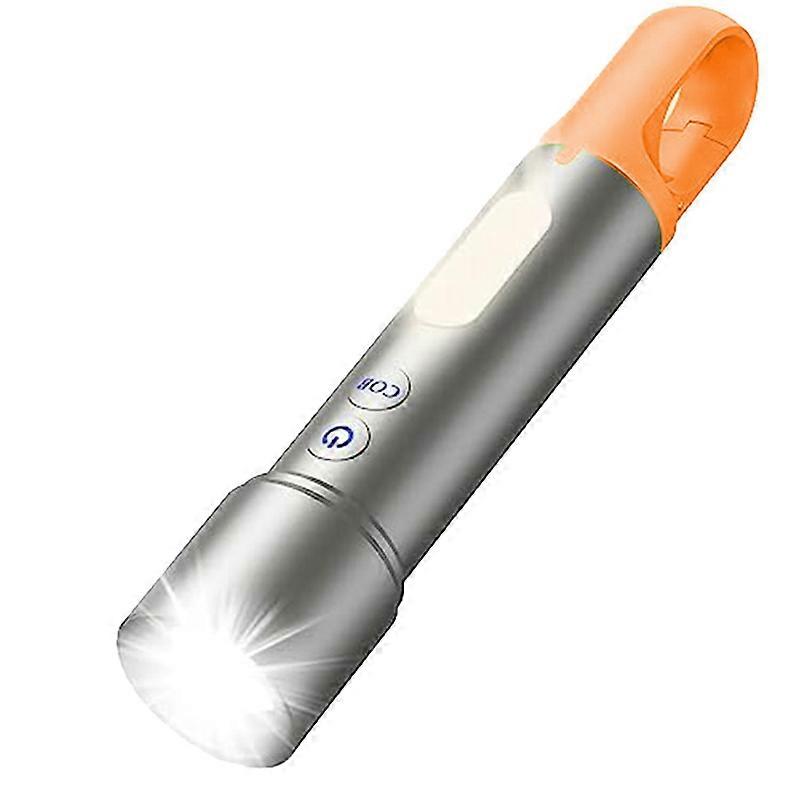 LED Rechargeable Flashlights, Zoomable 9 Modes Tactical Flashlights