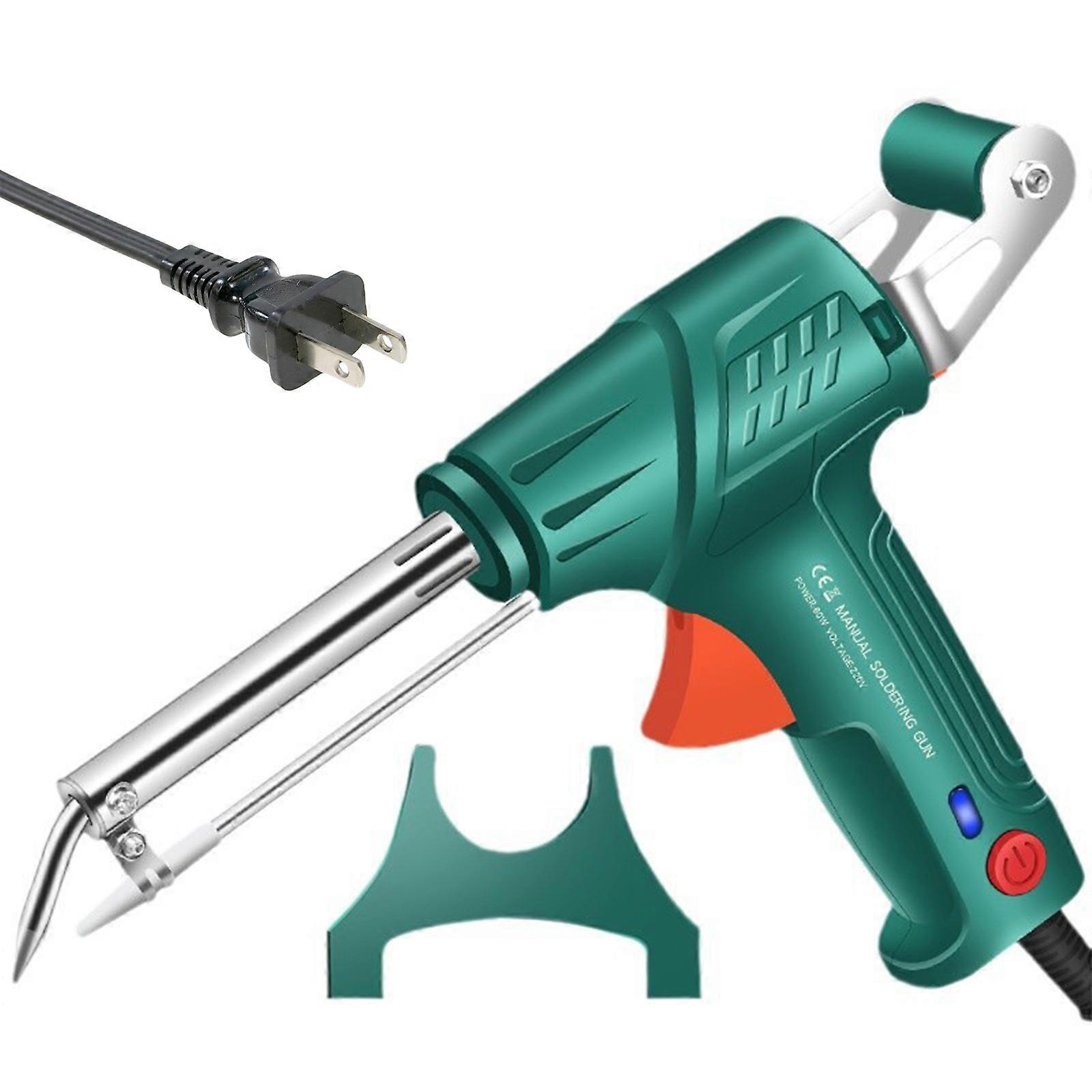 60W External Heating Electric Soldering Iron Guns Auto Feed Function Welding Tool For Home DIY Electronics Repairs
