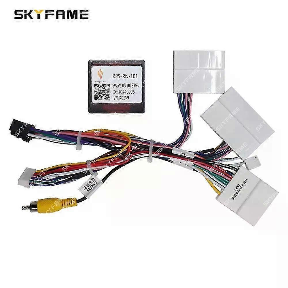 Si applica all'adattatore per cablaggio a 16 pin per auto Canbus Box Decoder Cavo di alimentazione radio Android adatto per Renault Duster Arkana RP5-RN-101