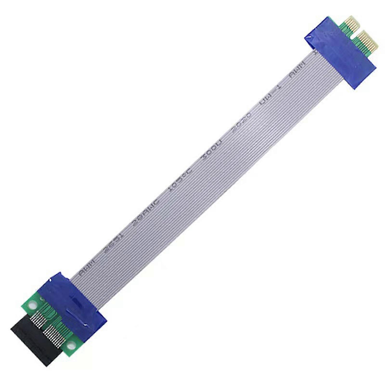 Flex Ribbon PCI for Express PCI-e PCIe Riser Card Extender Extension Ribbon Cabl
