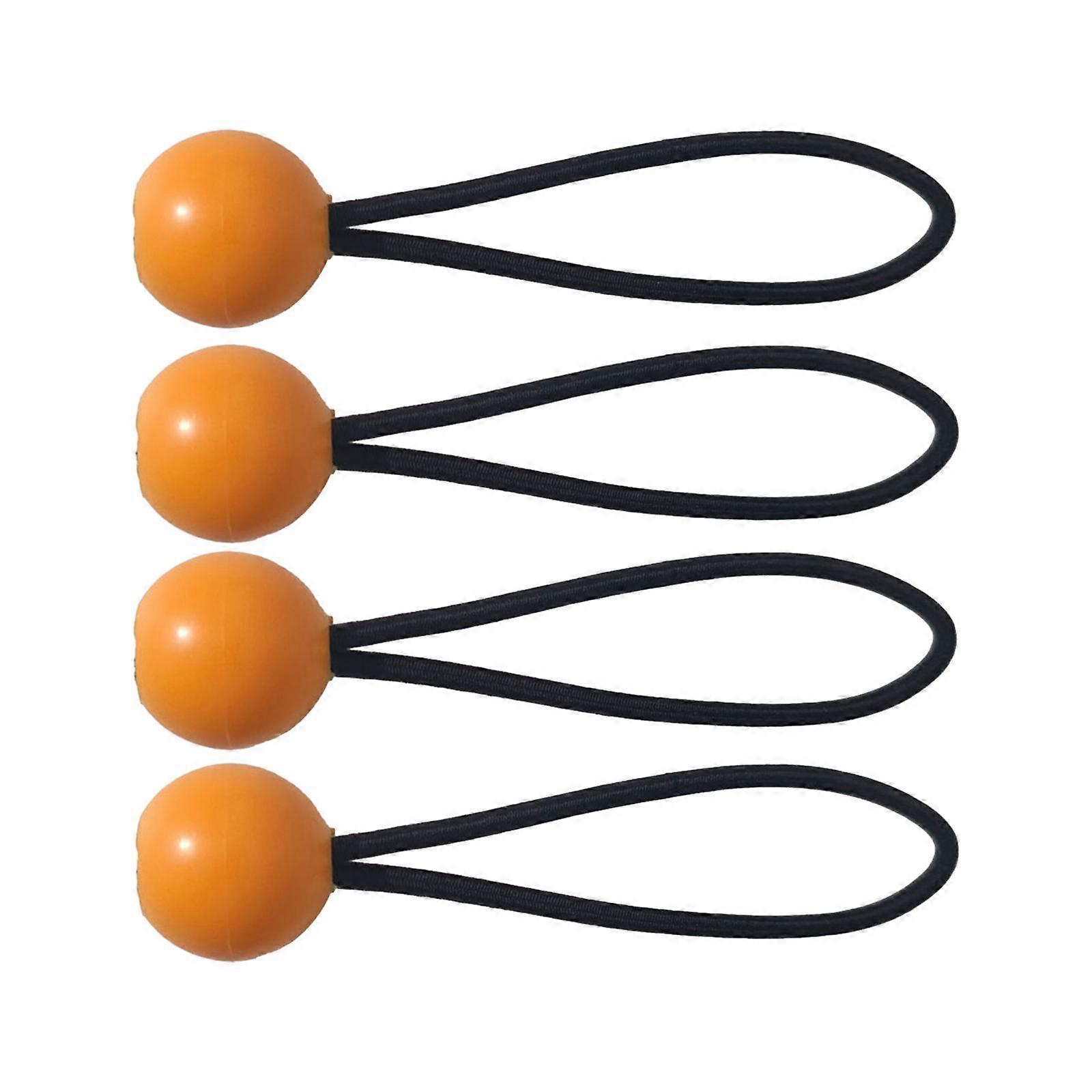4Pcs Bungee Cords Tie Down Straps with Ball Reusable Multifunction Universal