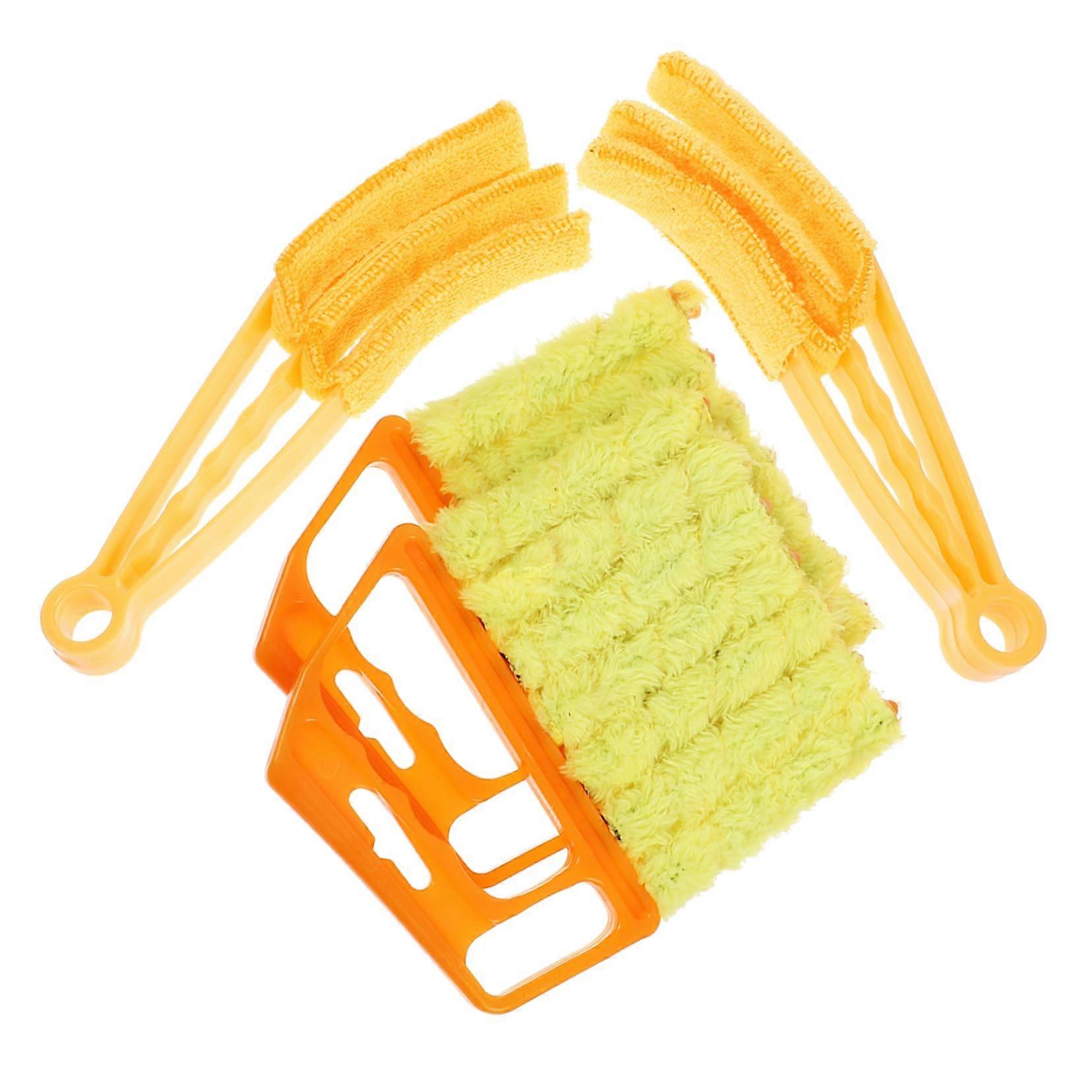 Pack of 4 Blinds Cleaning Brushes, Duster for Blinds and Air Conditioners, Reusable to Use, Versatile for Clean