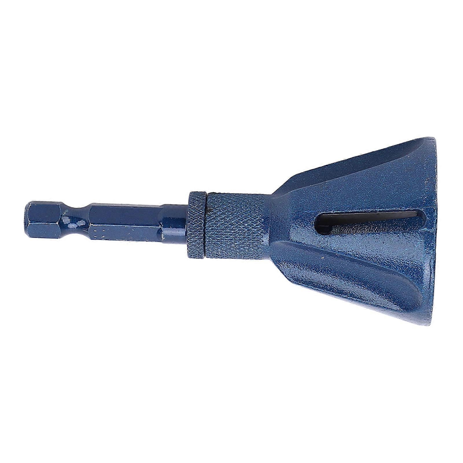 5 to 25mm 1/5 to 1in Deburring Chamfering Drill Bit 1/4 Inch Hex Shank Tungsten Steel Deburring External Chamfer Tool for Screw Bolt Blue 