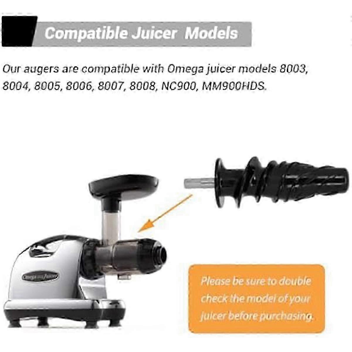 2025 8006 Juicer Replacement Parts Auger Compatible Thruster for Omega - FFY