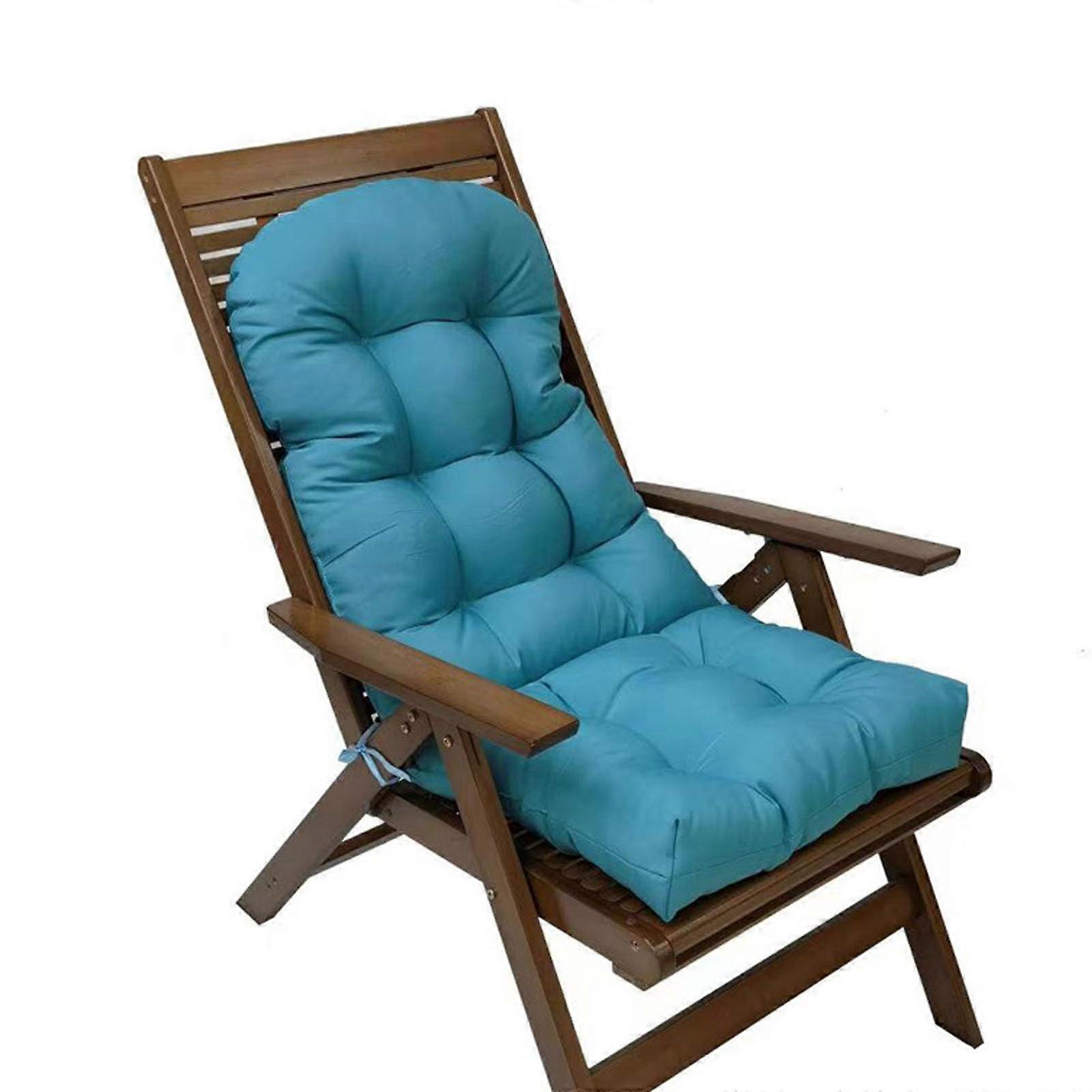 Adirondack Rocking Chair Cushion, HighBack Chair Cushion, Rocking Chair Cushion for Outdoor and Indoor Use, Peacock Blue