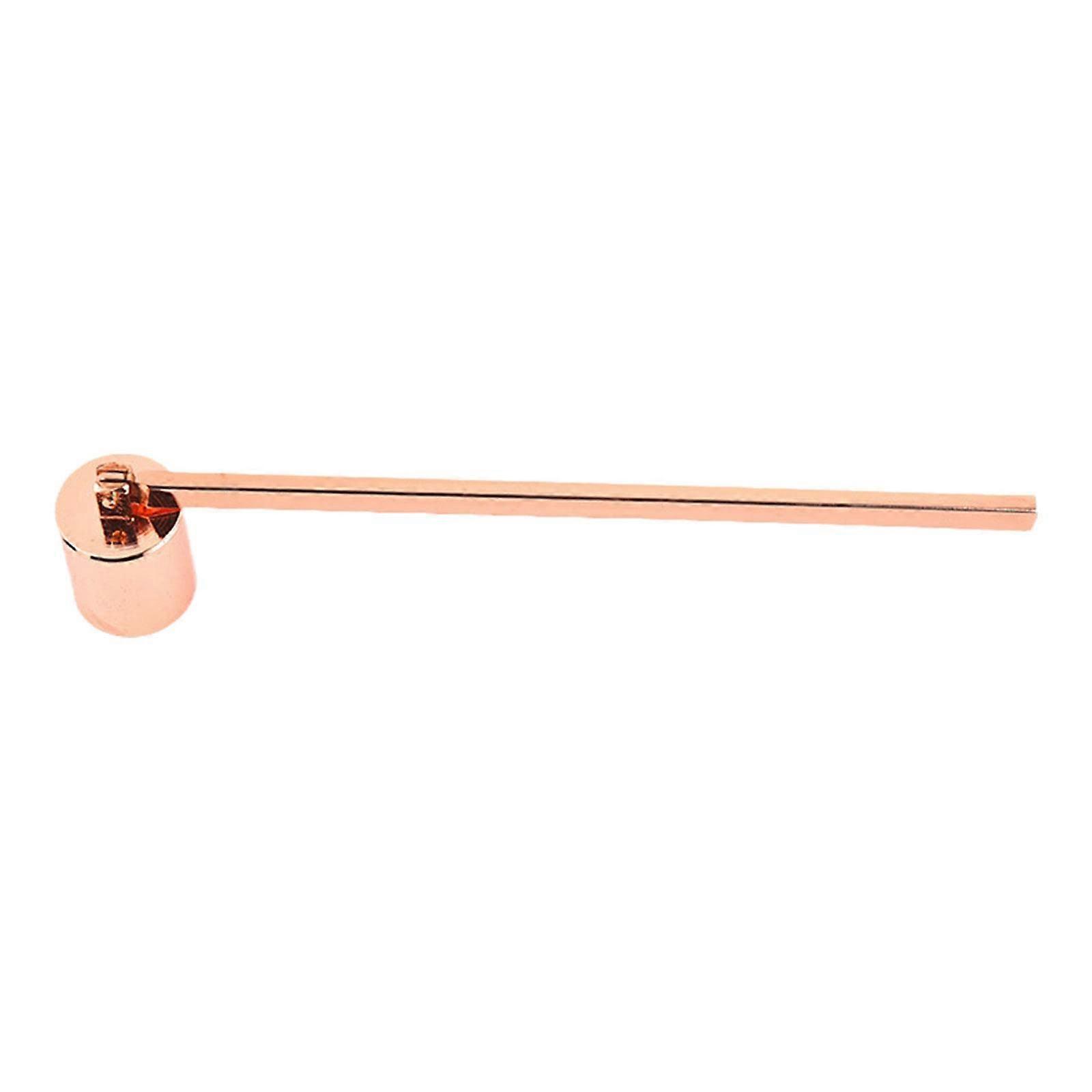 Candle Snuffer Vintage Bell Handle Tool for Safe Candle Extinguishing Rose Gold Decoration Free Size F3T2