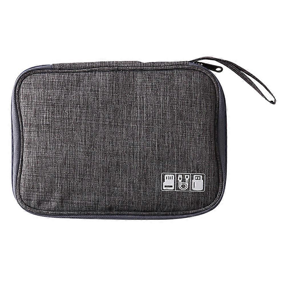 Tech Accessory Organizer Waterproof Cloth Travel Organization 25x18.5cm Practical and Simple Design 1Pack