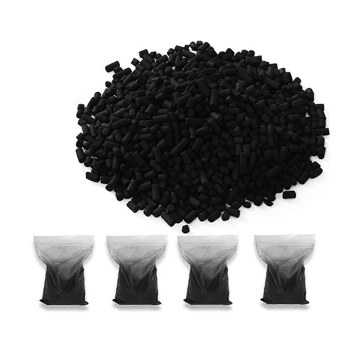 4pcs Activated Charcoal Refills for Kitchen Composter Odor Absorbing for FoodCycler Refills with Smart Waste