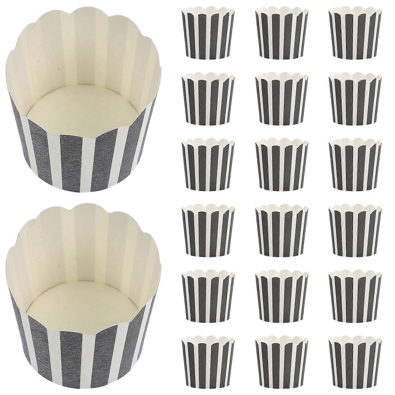 Baking Paper Cups Cake Baking Cup For Banquets Safe Paper Materials 100Set