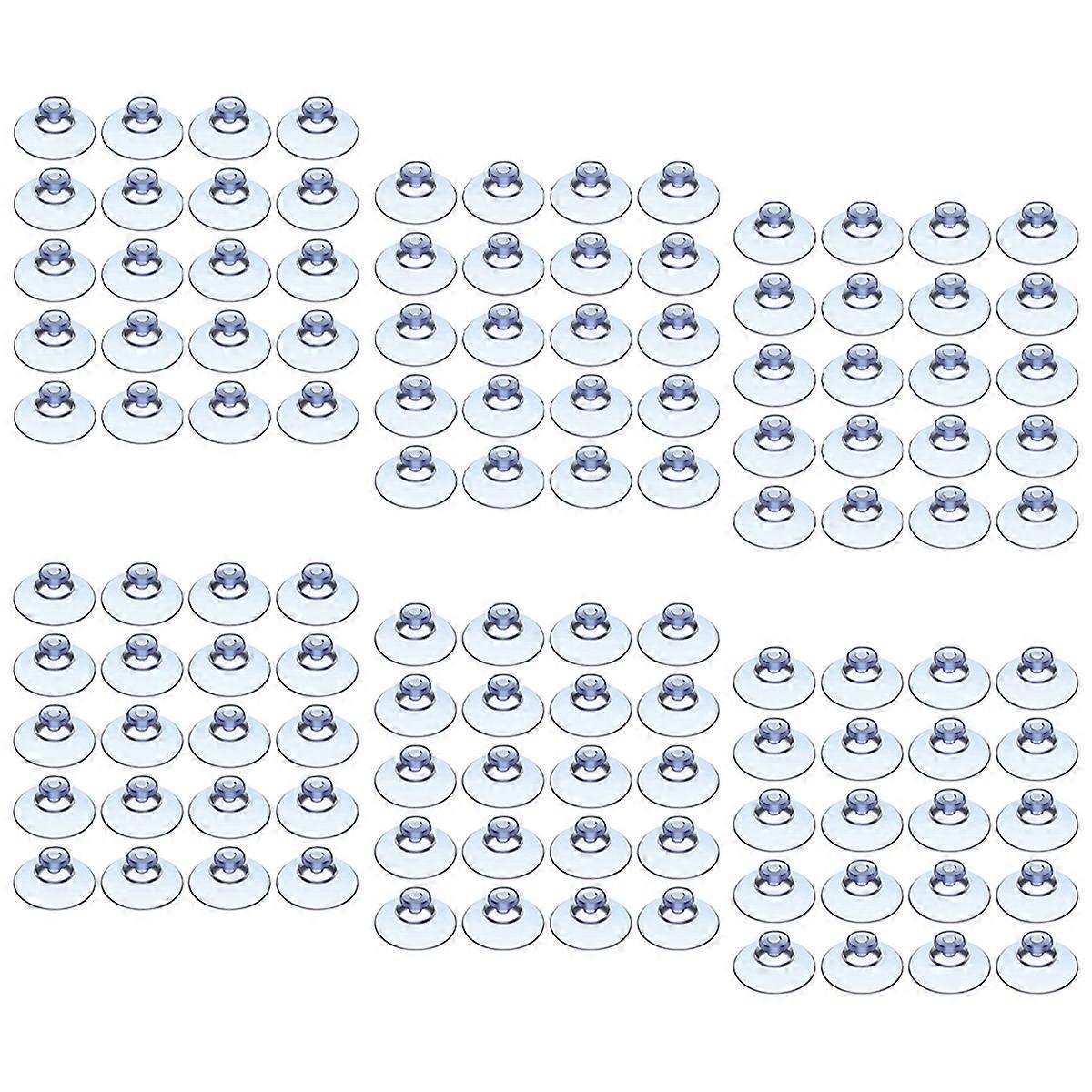 100Pcs Transparent Suction Cups, for Outdoor, Kitchen,Window 20Mm