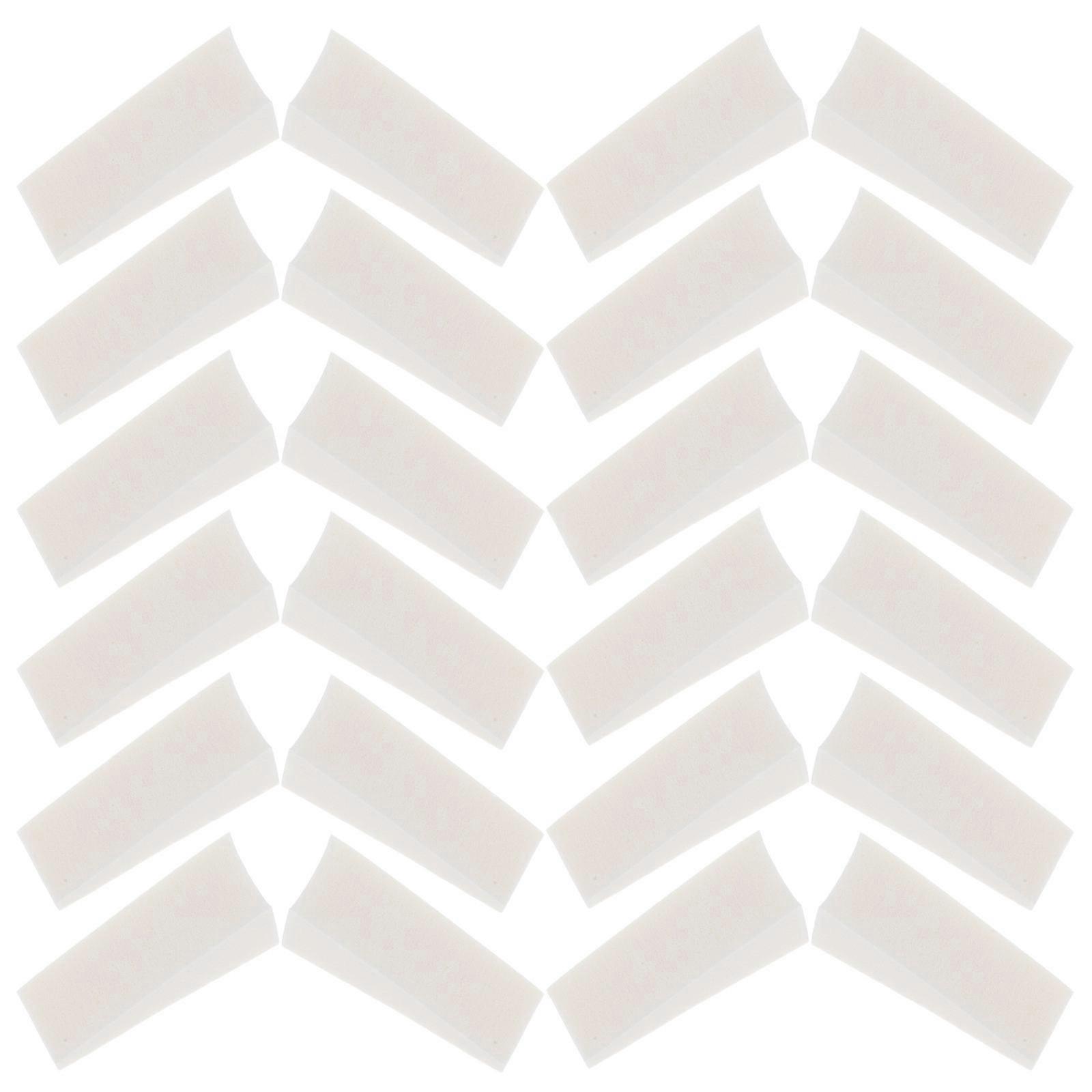 40pcs Triangle Cosmetic Sponges Mini Makeup Wedges Reusable Nail Art Tools for Foundation, Blush, and Eye Shadow Application