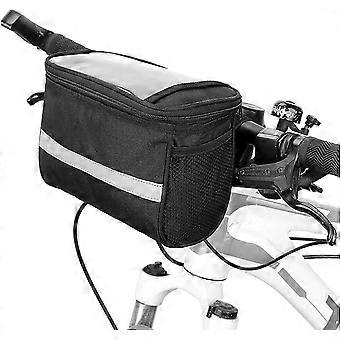 Bicycle Basket Bags with Reflective Strips Bicycle Handlebar Bags Bicycle Bags Bicycle Front Tube Bags Bicycle Backpacks, 5L