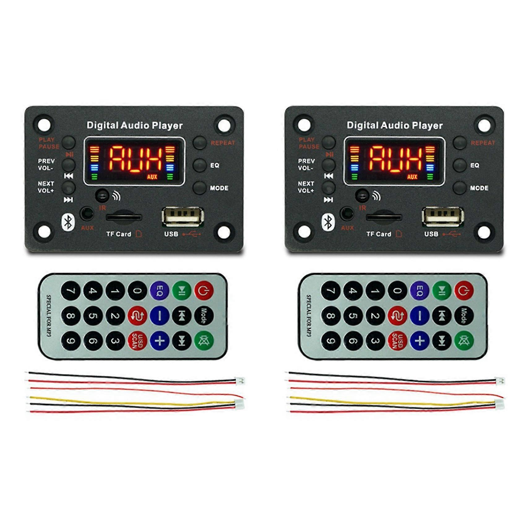 2x40W Amplifier Stereo MP3 Decoder Board 7V-25V JQ-D128BT Module