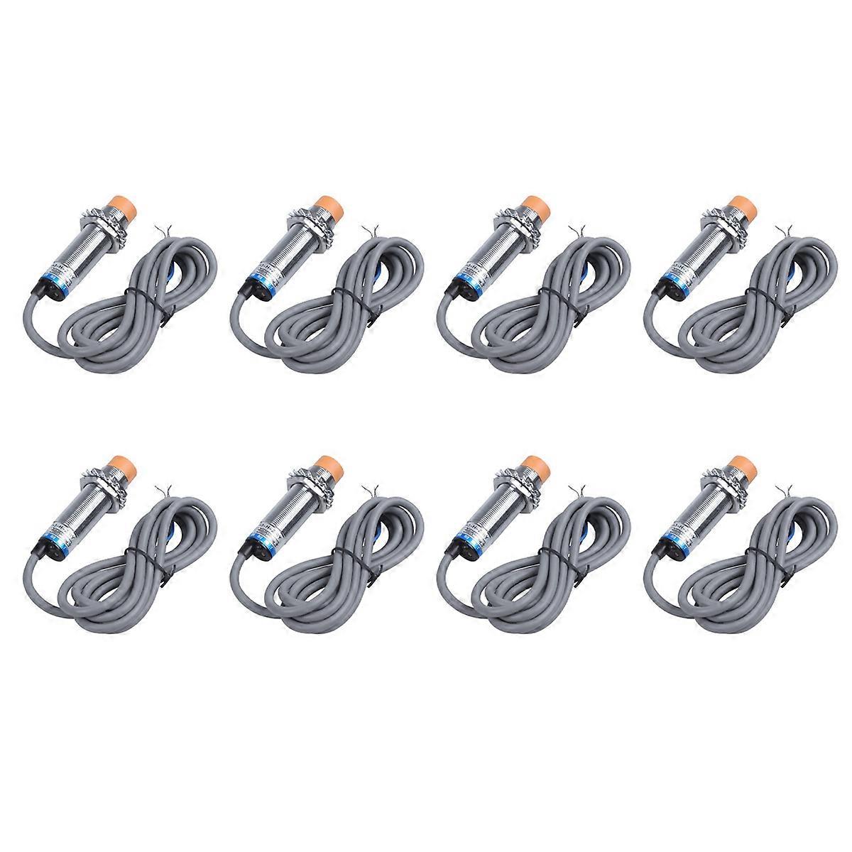 8X LJC18A3-H-Z/BY 1-10mm Capacitance Proximity Sensor Switch PNP NO DC 6-36V 300MA
