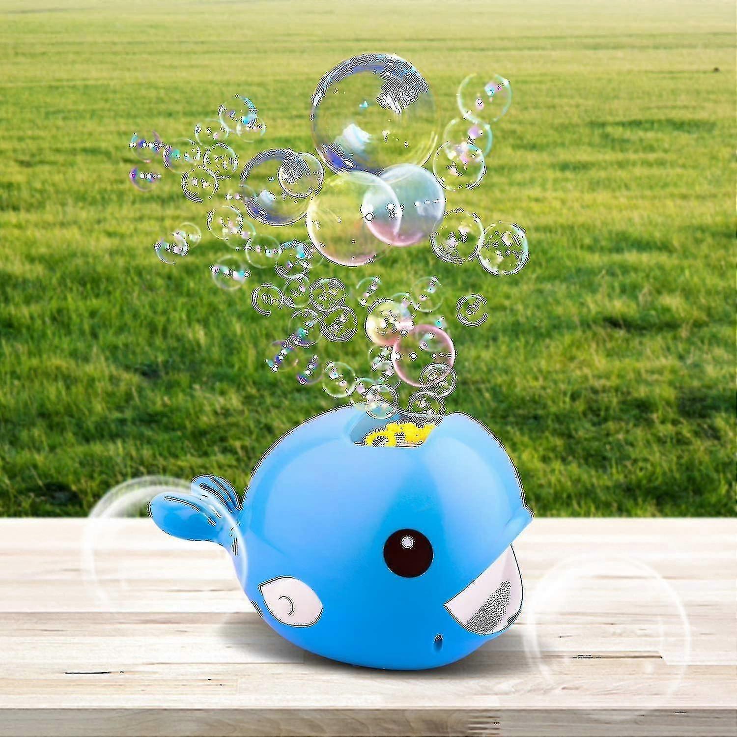 Electric Bubble Whale Bubble Machine Baby Bath Toy G
