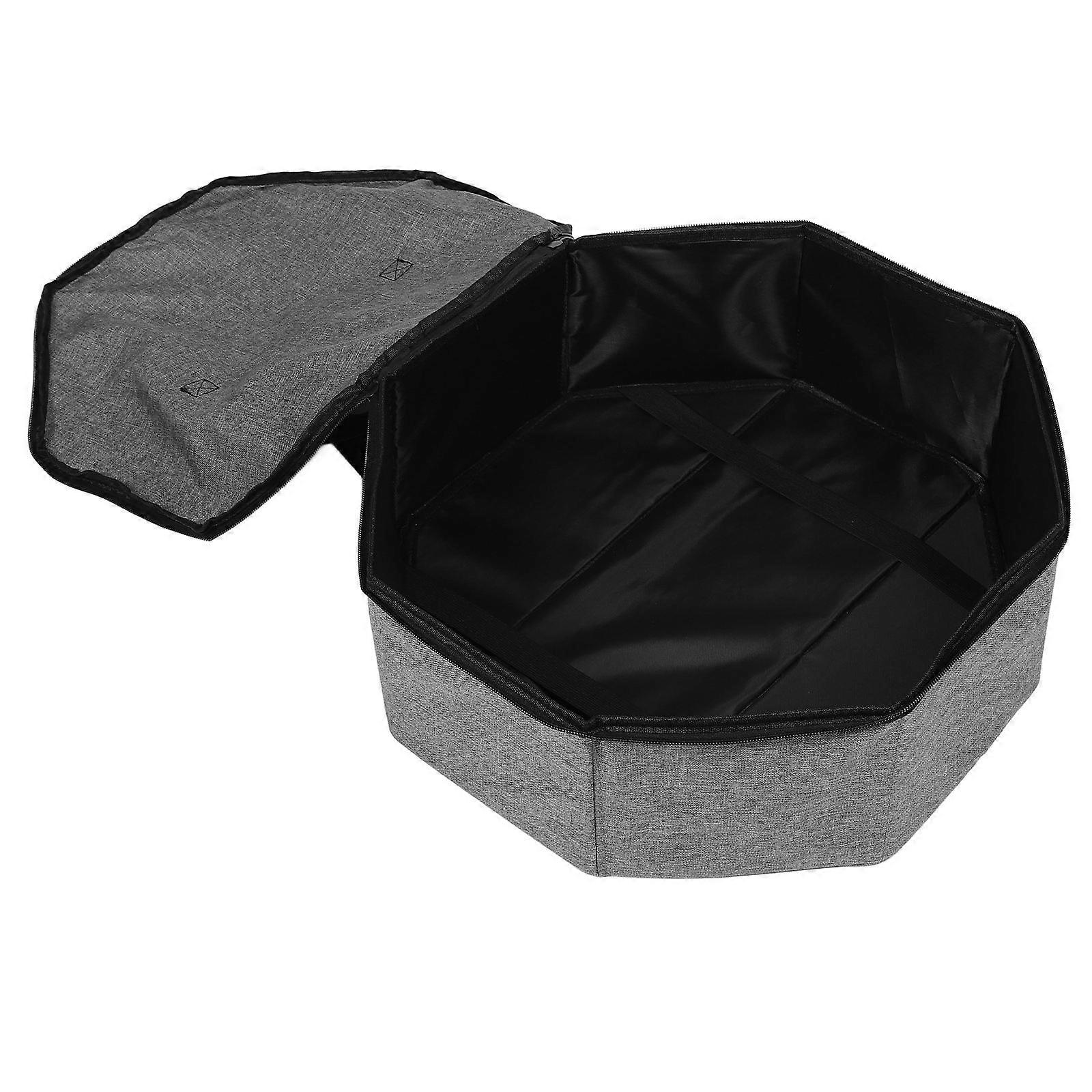 Foldable Travel Hat Organizer Case – Large Storage Bag for Cowboy Hats with Handle, Stylish and Practical for Men and Women