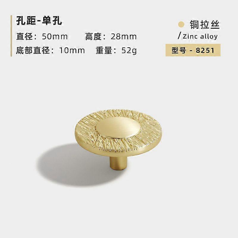 2pcs Cabinet Door Handles: Round Drawer Pulls Cabinet Knobs Cupboard Pull Hardware For Kitchen Bedroom Wardrobe Home Decor