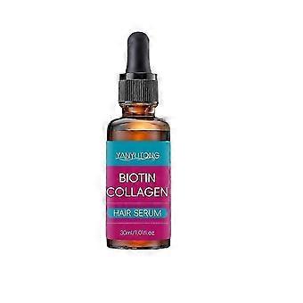 Olio di collagene di biotina, olio essenziale per la cura dei capelli, nutrire e idratare, brillare e brillare, olio essenziale per la cura dei capelli