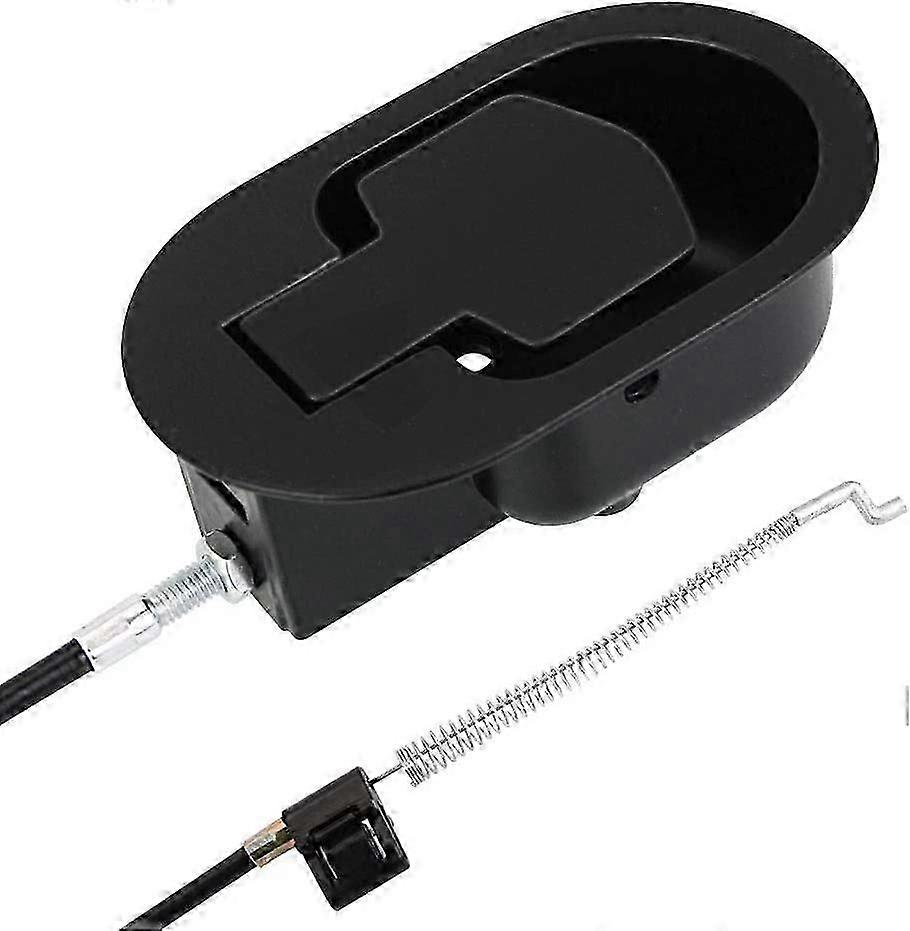Universal Black Sofa Recliner Release Handle with Metal Cable