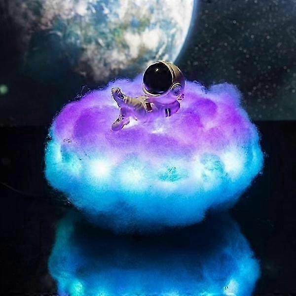 LED Astronaut Cloud Night Lamp in White