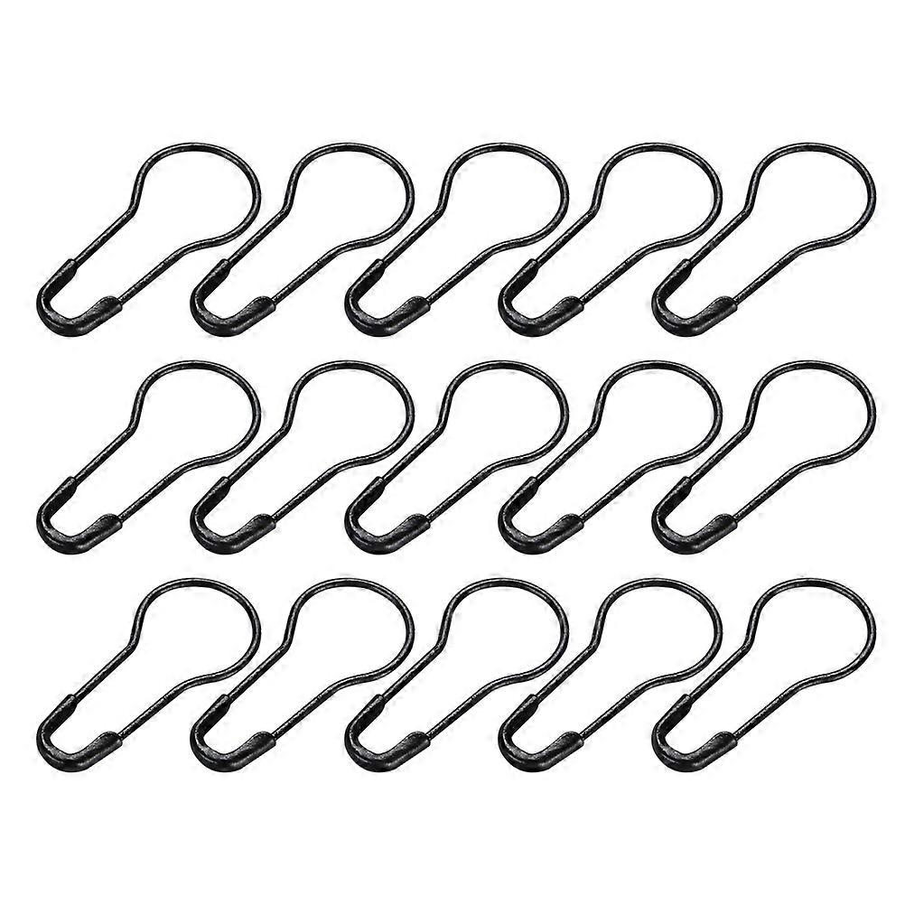Safe Pin For Clothes Cucurbit Shape Black 2.10X0.93X0.10CM General Users 1000Pcs