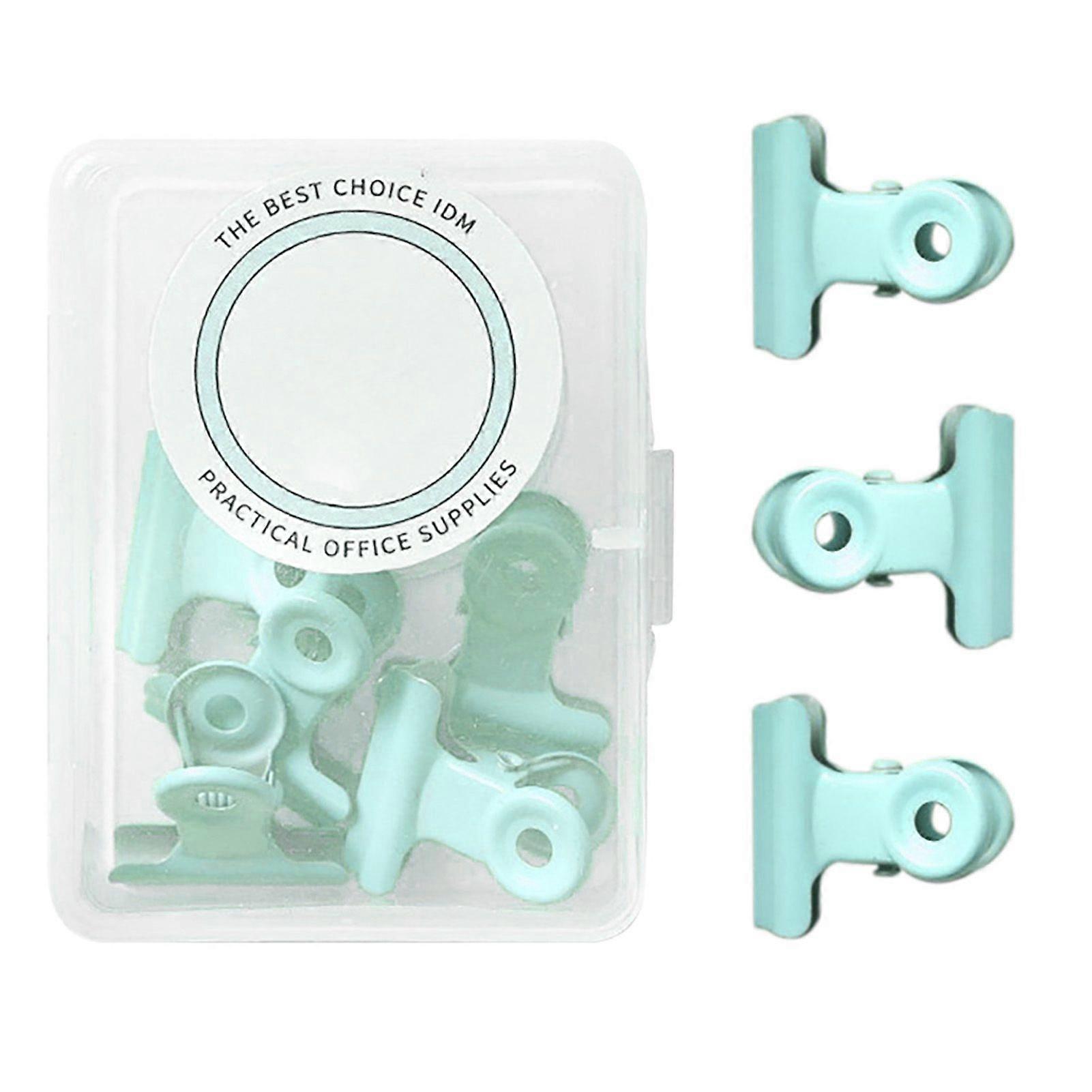 2025 Latest Model  8pcs Metal Hinge Clips Rounded Head Rust Prevention Bull