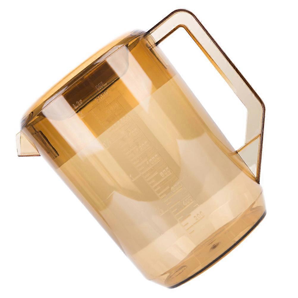 Light Brown PC Cold Kettle with Handle for Home Use Great for Parties and Picnics 1pc