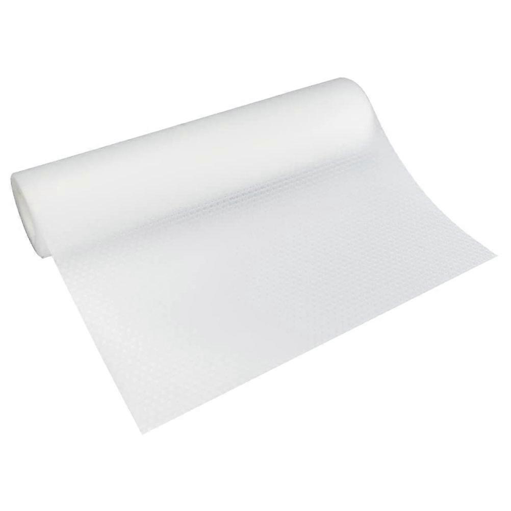 Shelf Protector Liner Non-Adhesive Drawer Liner For Shoe Cabinet Rectangular Easy To Clean 196.9X17.7X0.2In EVA 1 Roll