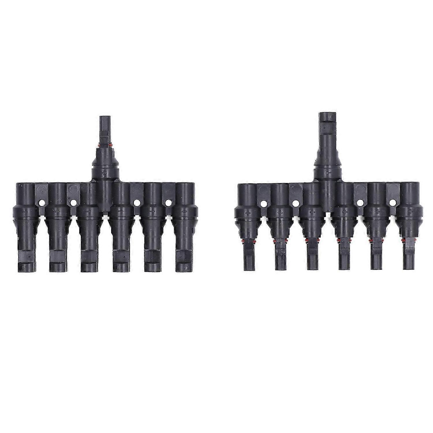 1 Pair Solar Branch Connector Panel Parallel Connection Cable Splitter Coupler DIY Mount Tool T7