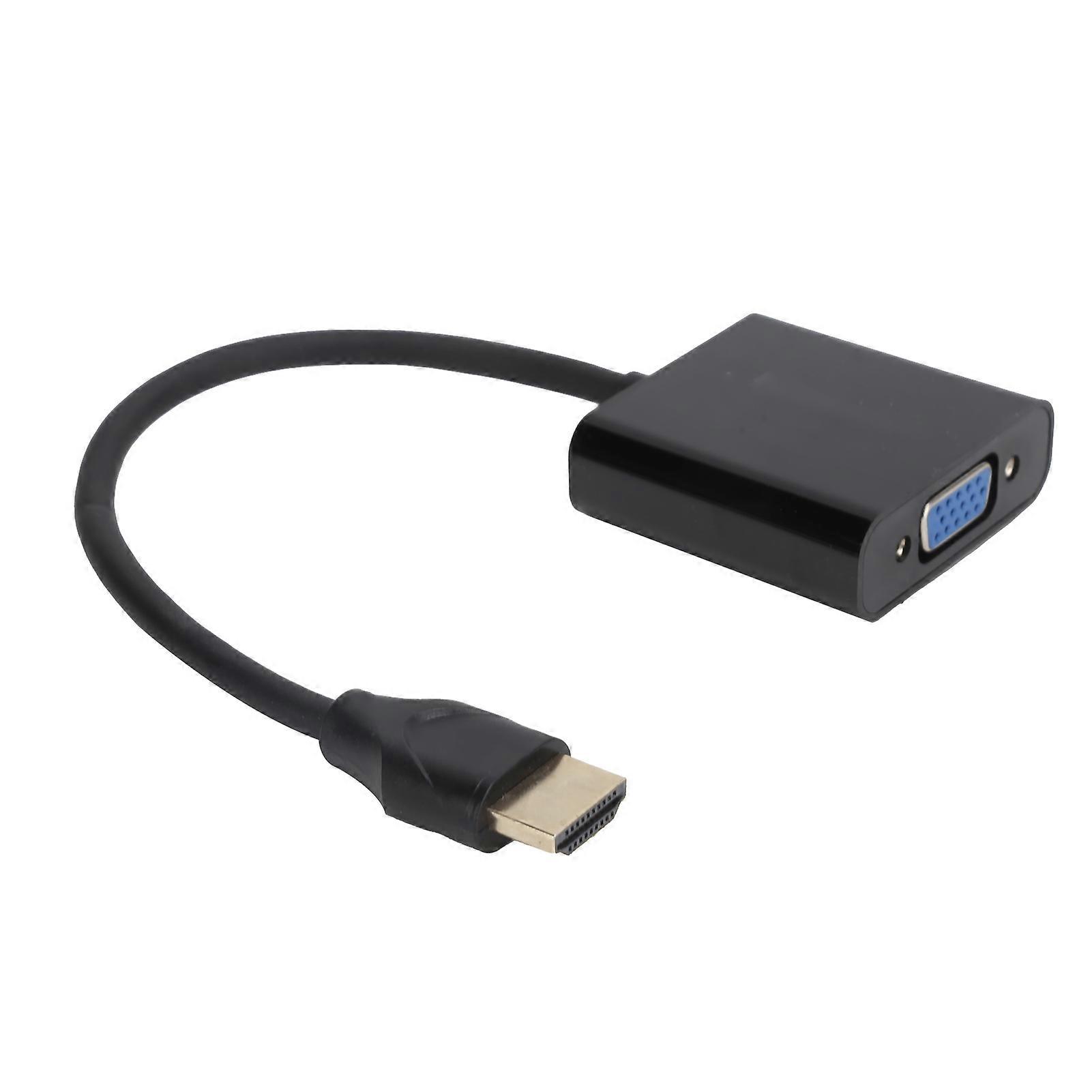 1080P HD Multimedia Interface to VGA Converter Cable HD Multimedia Interface to VGA Adapter