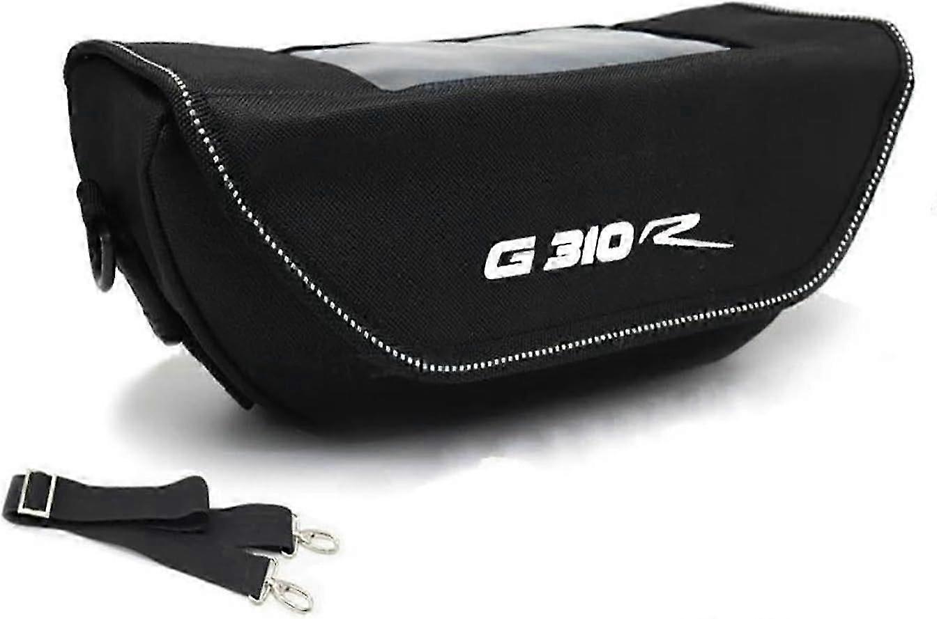 "Motorcycle Handlebar Bag, " Motorcycle Handlebar bag Fit For g310 r gs G310R G310GS waterproof handlebar travel navigation bag(Black2)