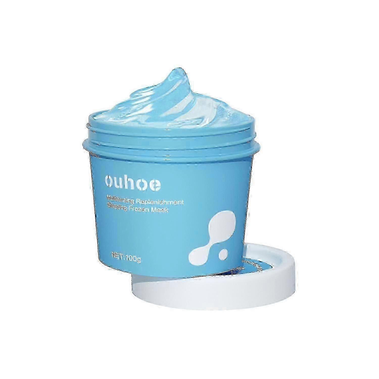 OUHOE Hydrating And Moisturizing Sleep Frozen Mask, Shrink Pores Brightens Skin, Refreshes And Moist