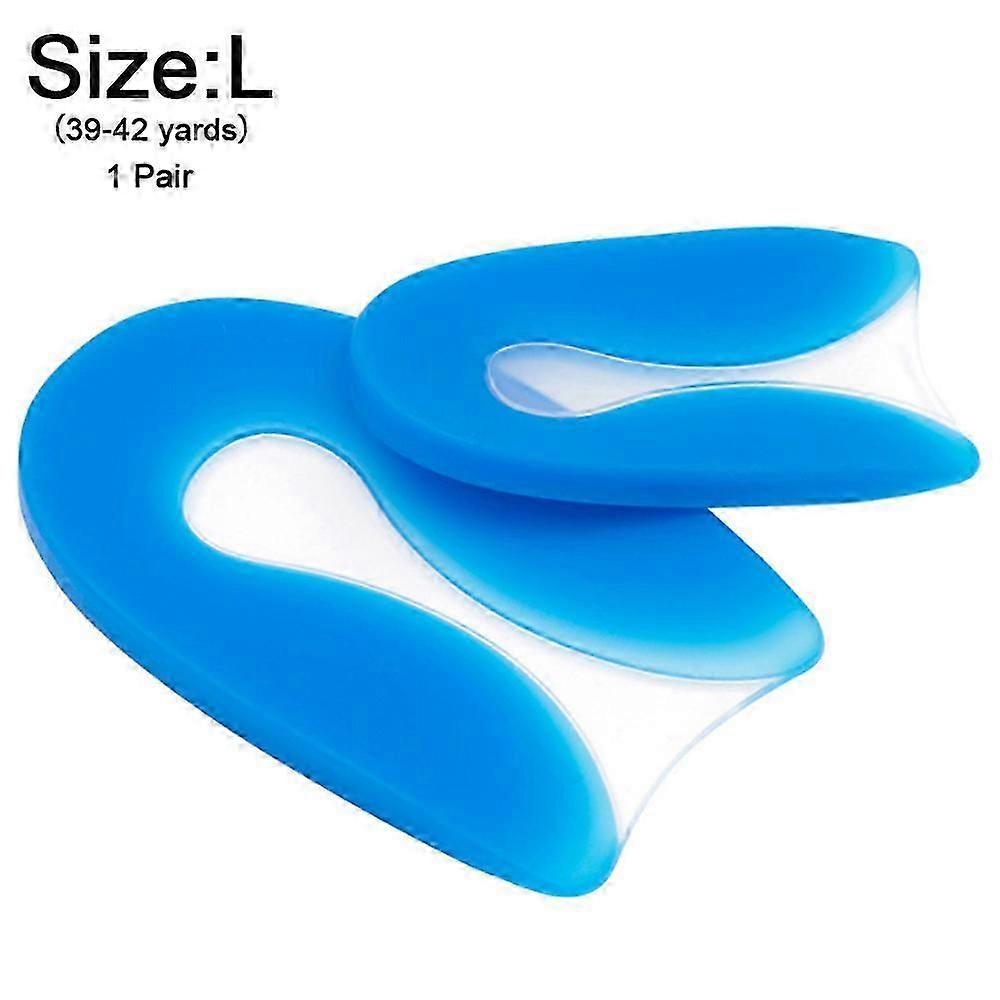 Comfortable Design Silicone Heel Cups, Universal Fit Shock Absorbing Support For Various Shoe Types, Invisible And Easy To Clean Reusable Heel