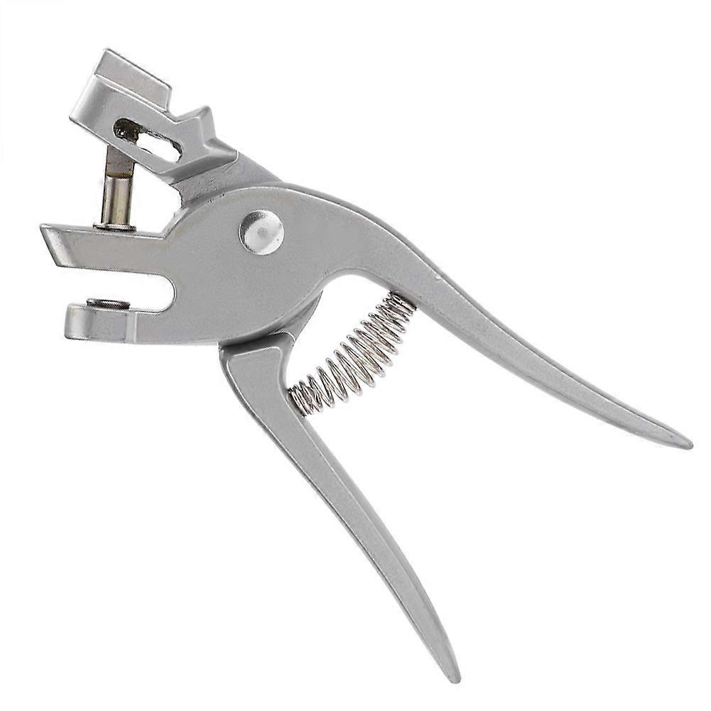 Ear Tagging Pliers For Pigs And Cattle, Stainless Steel, Spring-Loaded Veterinary Marking Notcher, Ear Notching Tool