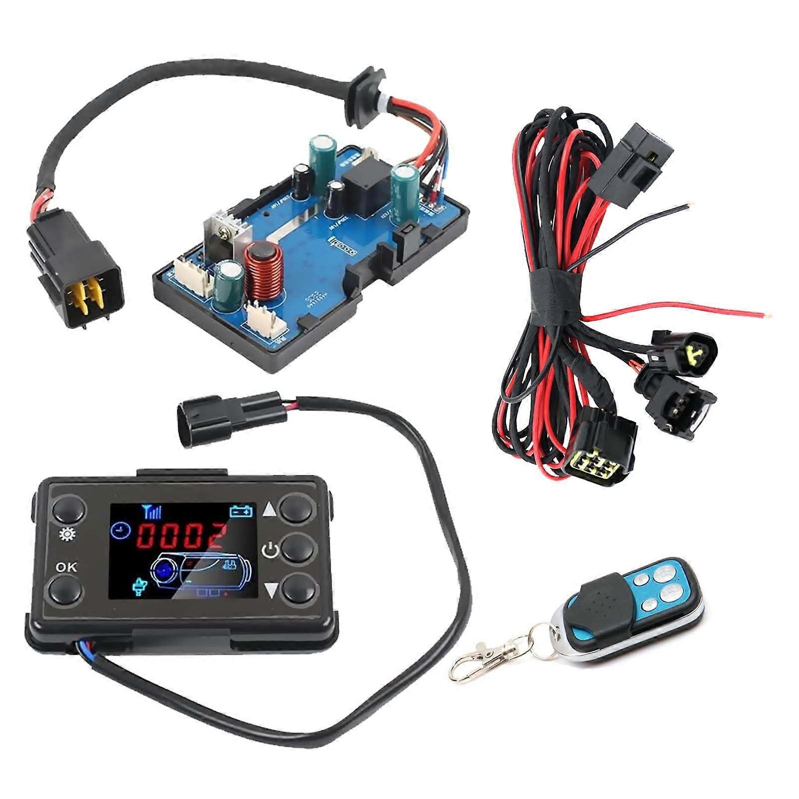 Auxiliary Heater Diesel, 12V/24V Car Heater, LCD Switch Controller with Remote