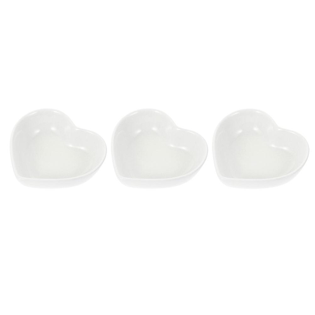 Small Condiment Bowls Ceramic Flavored Dish Catering Hall Use 8X7CM 3Pcs